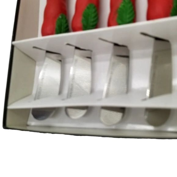 Chili Pepper Stainless Steel Spreaders Hand Decorated Knobler International - Picture 5 of 6